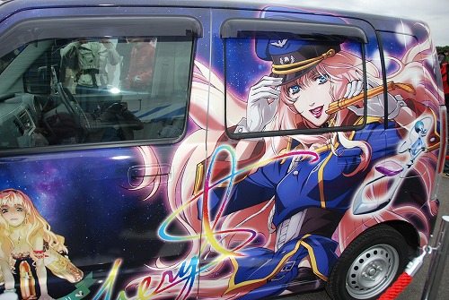 Фотографии с Фестиваля аниме-автомобилей в Одайбе