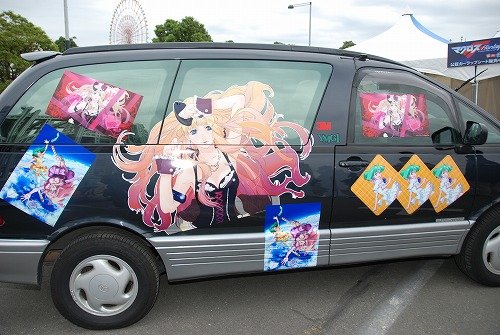 Фотографии с Фестиваля аниме-автомобилей в Одайбе