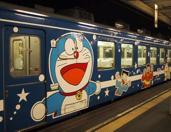 Разрисованные японские поезда