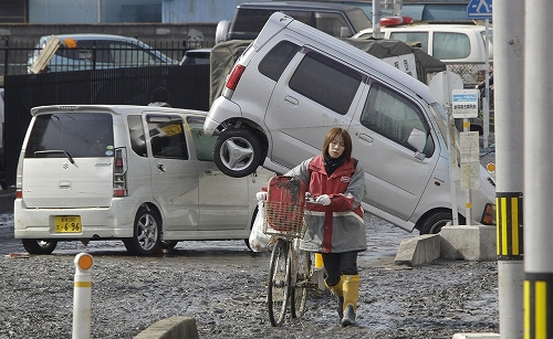 Разрушительное землетрясение в Японии