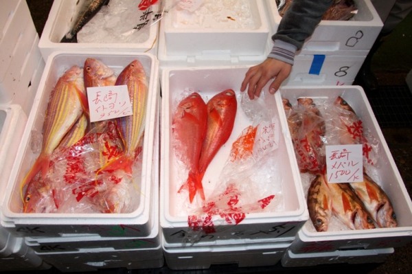 Рыбный рынок в Киото