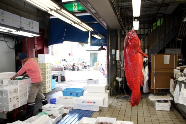 Рыбный рынок в Киото