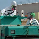 Сотрудники АЭС. Окума, префектура Фукусима. 20-е февраля 2012 г.